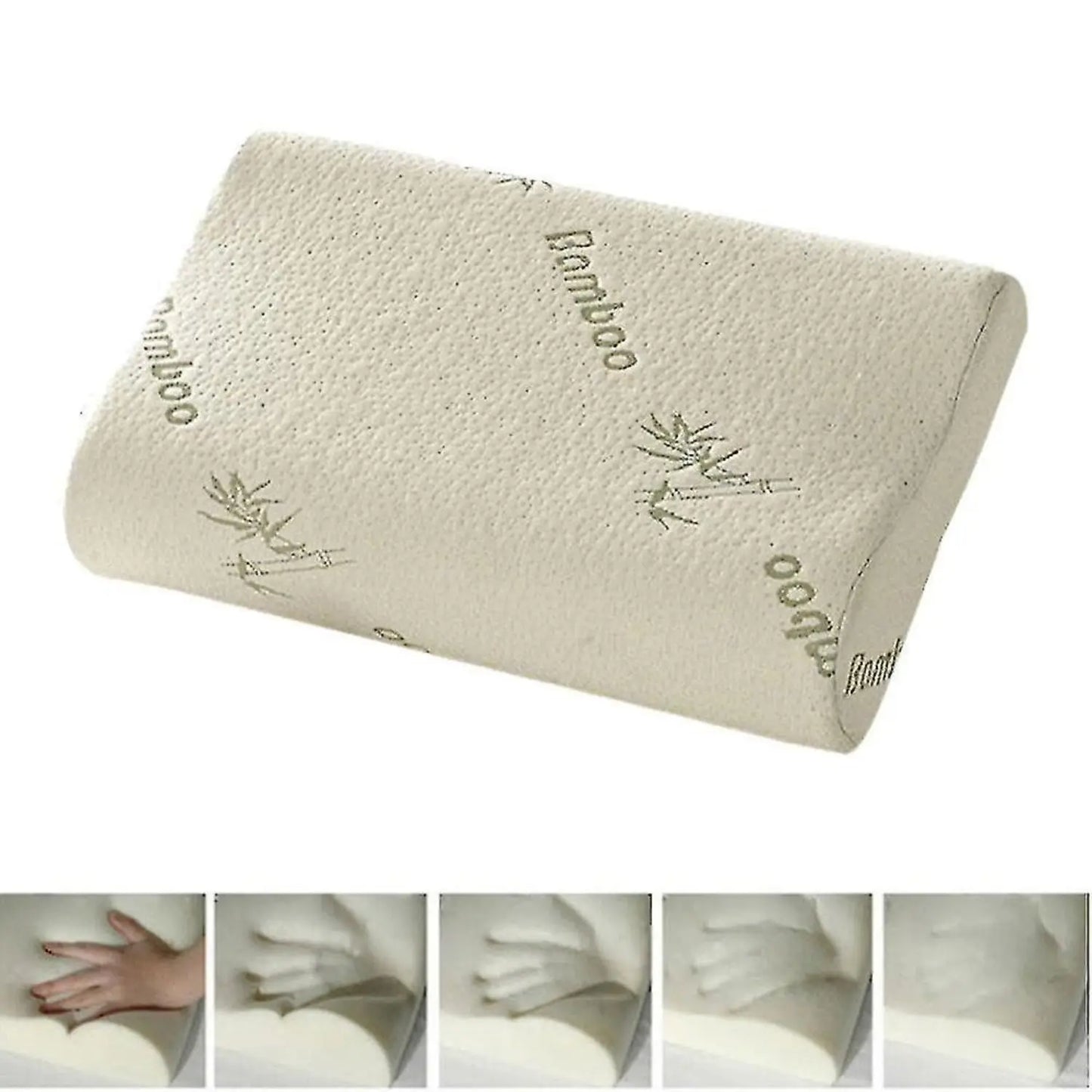 Almohada Memory Foam Viscoelástica Fibra de Bambu Calle Lima 51