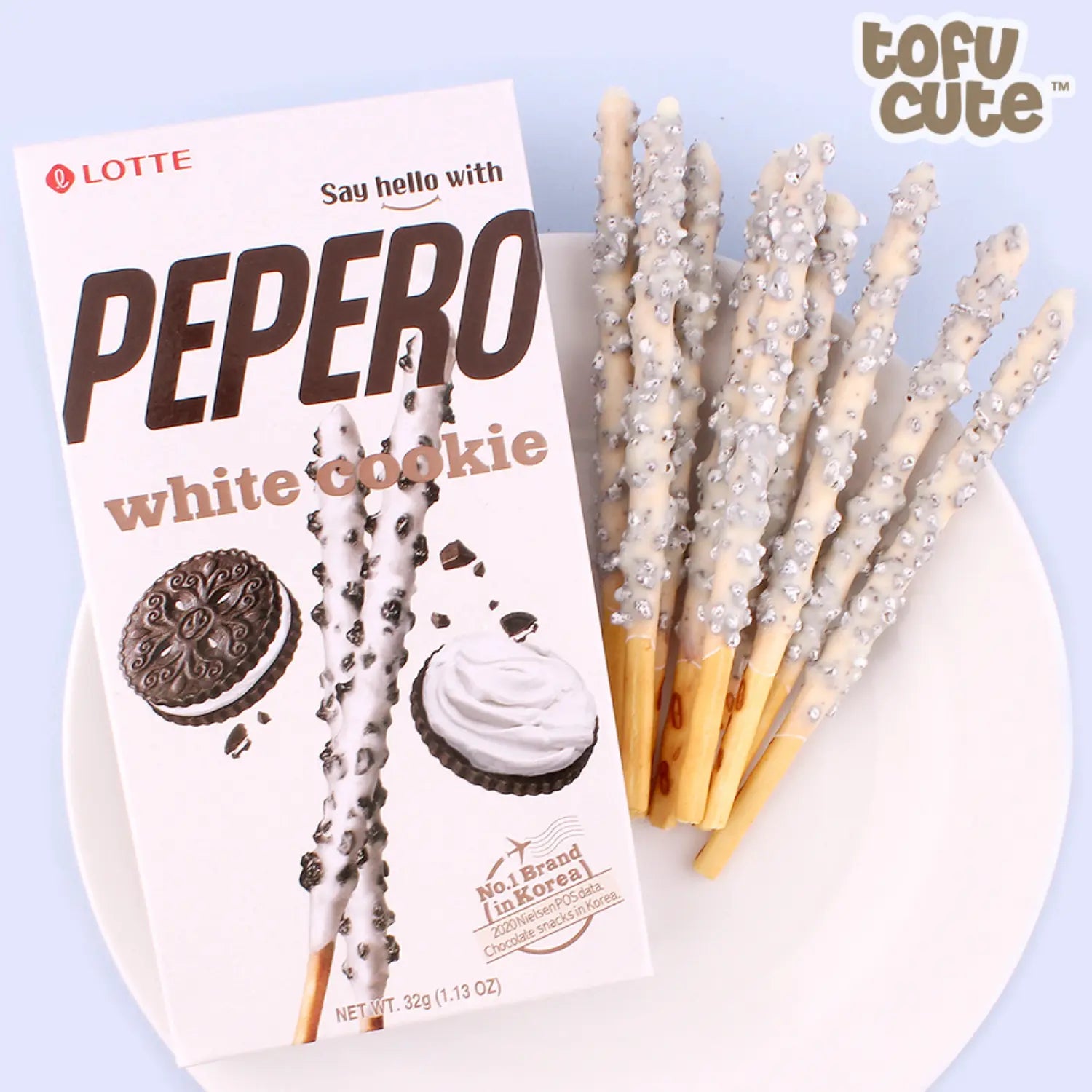 Palitos de galleta Lotte Pepero Cookies & Cream Calle Lima 51