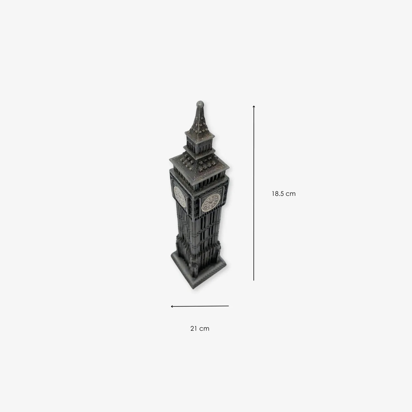 Torre Big Ben Con Reloj Excelente Adorno Decorativo de metal