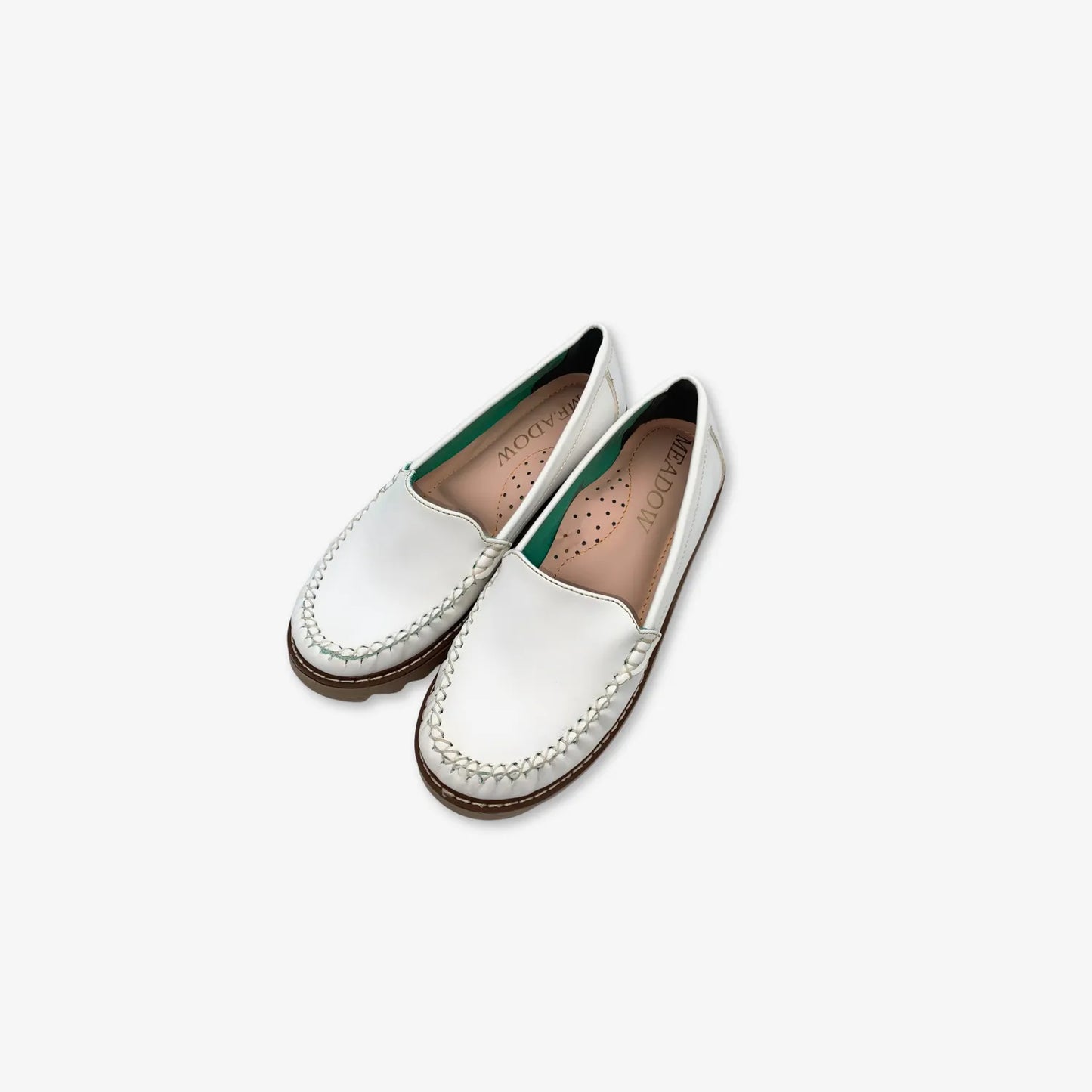 Zapatos Mocasines casuales para mujer Blancos