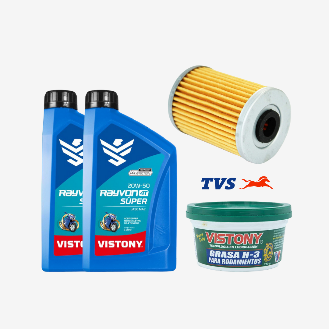 KIT DE MANTENIMIENTO VISTONY 20W-50 - TVS Calle Lima 51