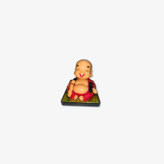 Figura decorativa de Buda sonriente, multicolor