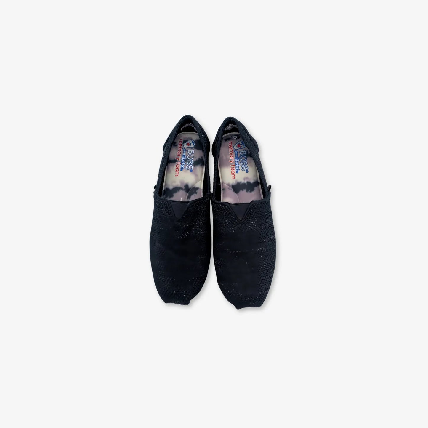 Zapatos Mocasin para mujer color negro tejido estilo malla